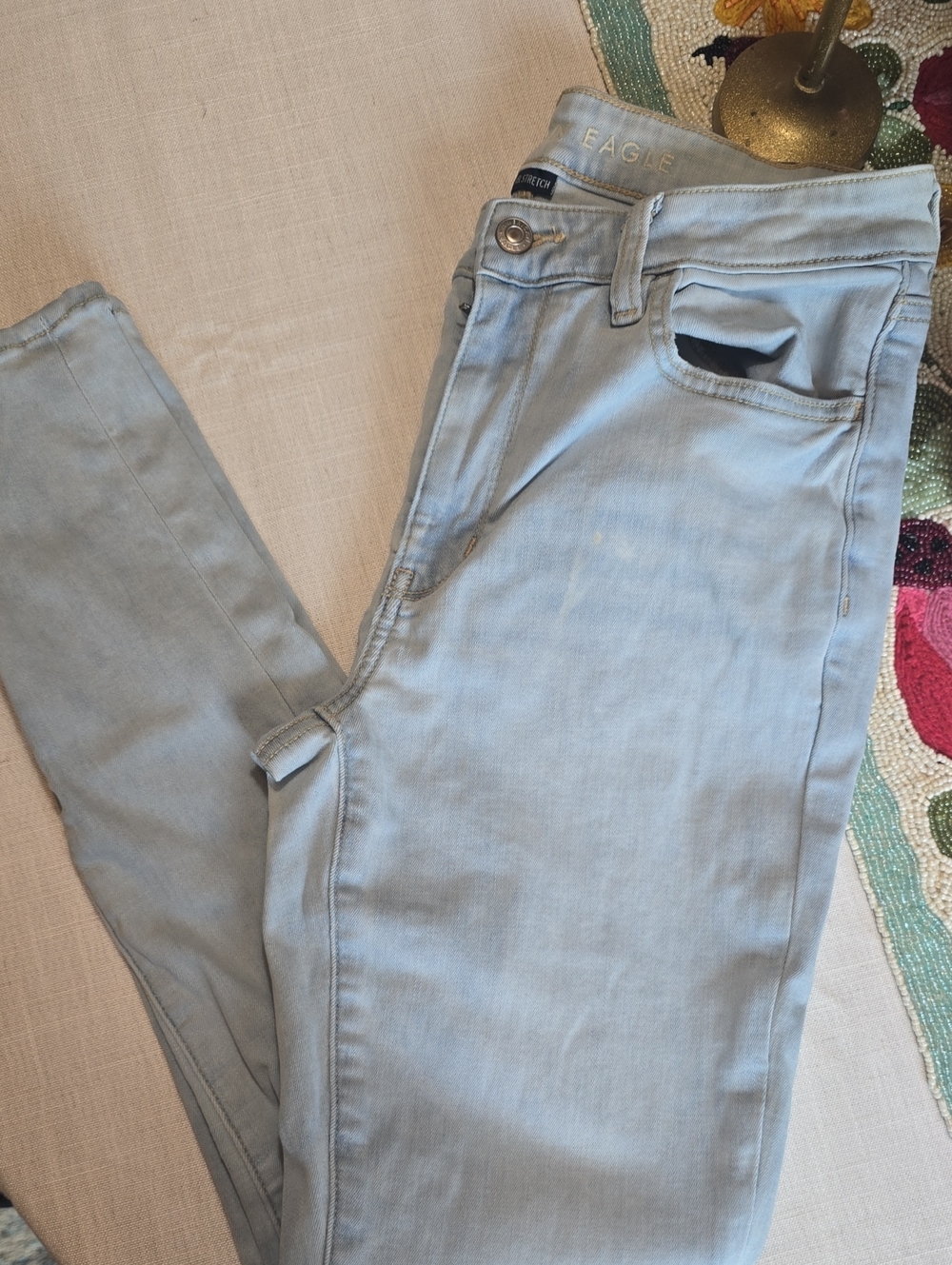 American Eagle Outfitters Light Blue Skinny Jeans